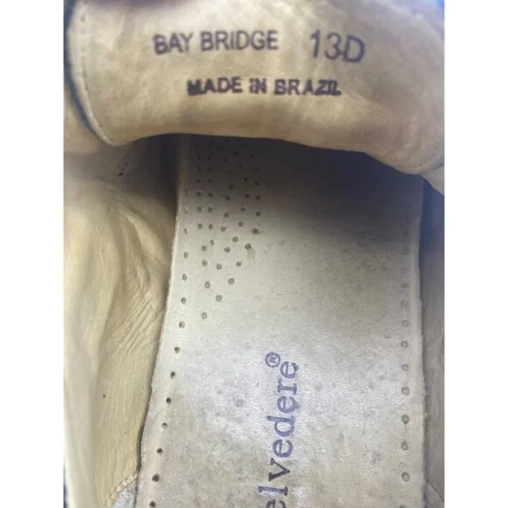 Studio Belvedere Mens Classic Dark Academia Derby Shoes 13D Black Bay Bridge